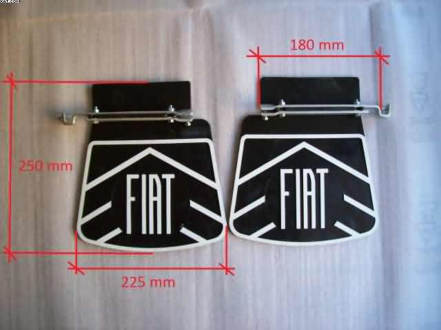 Coppia para spruzzi per Fiat 124, nuova, originale d'epoca, marca MetalPlast