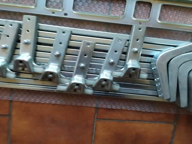 Portabagagli 273x105 cm  REGOLABILE per FURGONE CON GRONDINA / GOCCIOLATOIO come Volkswagen Transporter T1, T2, T3 