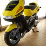 Italjet Dragster giallo, 50cc, del 1998, nuovo, mai circolato, mai immatricolato