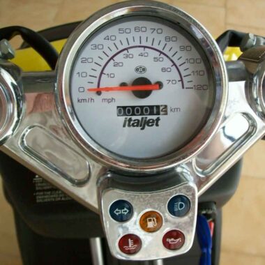 Italjet Dragster, 50cc, del 1998, nuovo, mai circolato, colore giallo