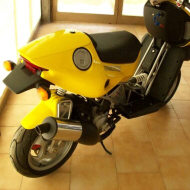 Italjet Dragster, 50cc, del 1998, nuovo, mai circolato, colore giallo