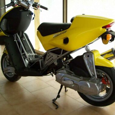 Italjet Dragster, 50cc, del 1998, nuovo, mai circolato, colore giallo