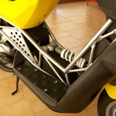 Italjet Dragster, 50cc, del 1998, nuovo, mai circolato, colore giallo