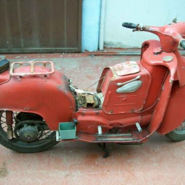 Guzzi Galletto 192cc, avviamento elettrico