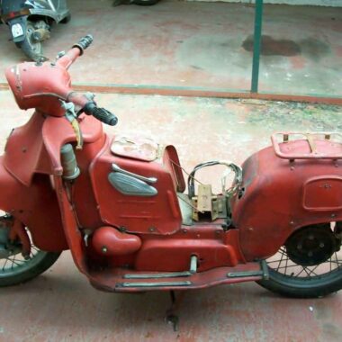 Guzzi Galletto 192cc, avviamento elettrico